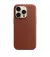 Чехол для Apple iPhone 14 Pro Max  Apple Leather Case with MagSafe Umber (MPPQ3)