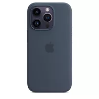Чехол для Apple iPhone 14 Pro Max  Apple Silicone Case with MagSafe Storm Blue (MPTQ3)