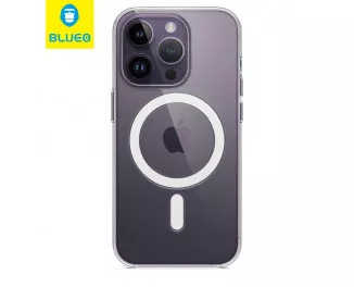 Чохол для Apple iPhone 14 Pro Max  Blueo Crystal Drop Pro Resistance Phone Case with MagSafe Transparent
