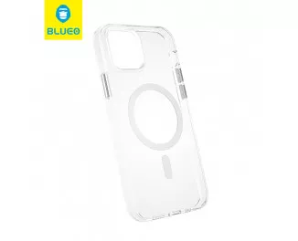 Чехол для Apple iPhone 14 Pro Max  Blueo Crystal Drop Pro Resistance Phone Case with MagSafe Transparent