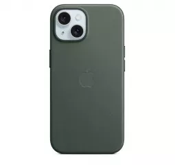 Чехол для Apple iPhone 15  Apple FineWoven Case with MagSafe Evergreen (MT3J3)