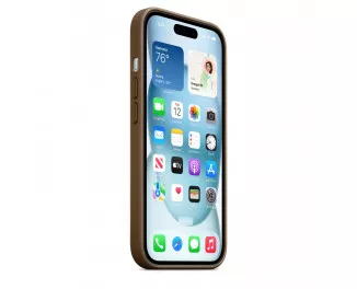 Чехол для Apple iPhone 15  Apple FineWoven Case with MagSafe Taupe (MT3J3)