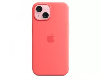 Чохол для Apple iPhone 15  Apple Silicone Case with MagSafe Guava (MT0V3)