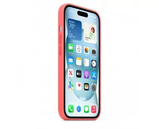 Чехол для Apple iPhone 15  Apple Silicone Case with MagSafe Guava (MT0V3)