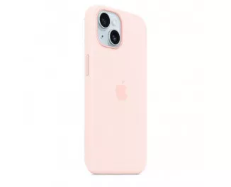 Чехол для Apple iPhone 15  Apple Silicone Case with MagSafe Light Pink (MT0U3)