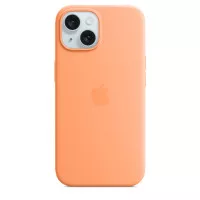 Чехол для Apple iPhone 15  Apple Silicone Case with MagSafe Orange Sorbet (MT0W3)