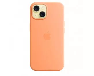 Чохол для Apple iPhone 15  Apple Silicone Case with MagSafe Orange Sorbet (MT0W3)