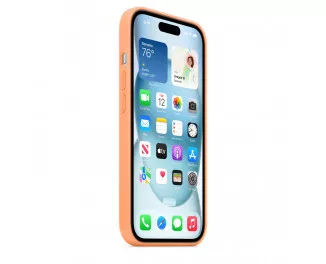 Чохол для Apple iPhone 15  Apple Silicone Case with MagSafe Orange Sorbet (MT0W3)