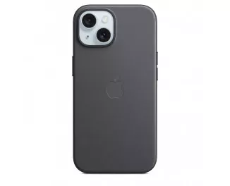 Чохол для Apple iPhone 15 Plus  Apple FineWoven Case with MagSafe Black (MT423)