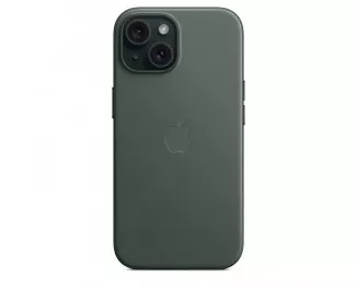 Чехол для Apple iPhone 15 Plus  Apple FineWoven Case with MagSafe Evergreen (MT4F3)