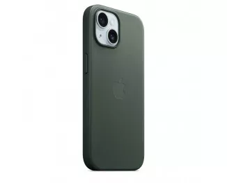 Чехол для Apple iPhone 15 Plus  Apple FineWoven Case with MagSafe Evergreen (MT4F3)