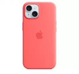 Чохол для Apple iPhone 15 Plus  Apple Silicone Case with MagSafe Guava (MT163)