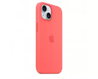 Чехол для Apple iPhone 15 Plus  Apple Silicone Case with MagSafe Guava (MT163)