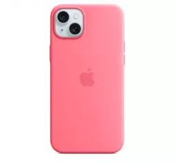 Чехол для Apple iPhone 15 Plus  Apple Silicone Case with MagSafe Pink (MWNE3ZM/A)