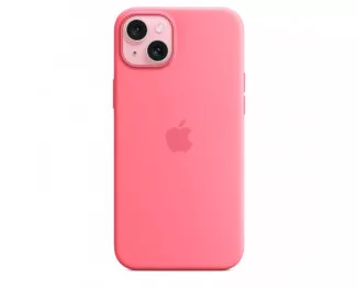 Чехол для Apple iPhone 15 Plus  Apple Silicone Case with MagSafe Pink (MWNE3ZM/A)