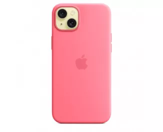 Чехол для Apple iPhone 15 Plus  Apple Silicone Case with MagSafe Pink (MWNE3ZM/A)