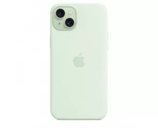 Чехол для Apple iPhone 15 Plus  Apple Silicone Case with MagSafe Soft Mint (MWNG3ZM/A)