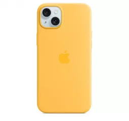 Чехол для Apple iPhone 15 Plus  Apple Silicone Case with MagSafe Sunshine (MWNF3ZM/A)