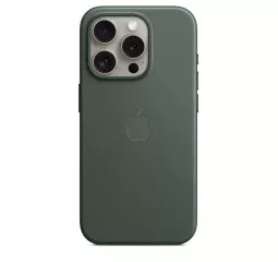 Чохол для Apple iPhone 15 Pro  Apple FineWoven Case with MagSafe Evergreen (MT4U3)