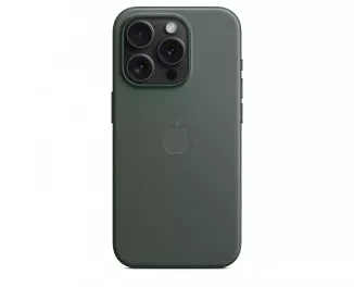 Чехол для Apple iPhone 15 Pro  Apple FineWoven Case with MagSafe Evergreen (MT4U3)