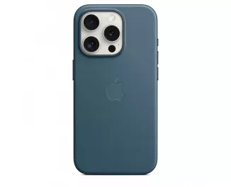 Чехол для Apple iPhone 15 Pro  Apple FineWoven Case with MagSafe Pacific Blue (MT4Q3)