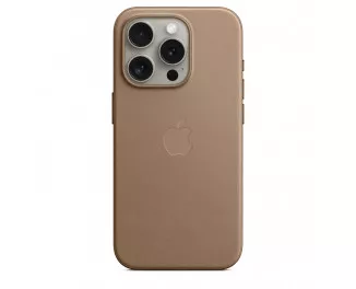 Чохол для Apple iPhone 15 Pro  Apple FineWoven Case with MagSafe Taupe (MT4J3)