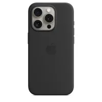 Чохол для Apple iPhone 15 Pro  Apple Silicone Case with MagSafe Black (MT1A3)