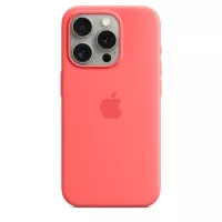 Чехол для Apple iPhone 15 Pro  Apple Silicone Case with MagSafe Guava (MT1G3)
