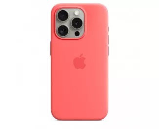 Чохол для Apple iPhone 15 Pro  Apple Silicone Case with MagSafe Guava (MT1G3)