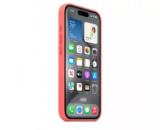 Чехол для Apple iPhone 15 Pro  Apple Silicone Case with MagSafe Guava (MT1G3)