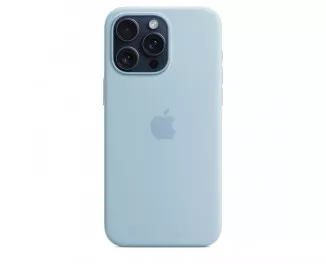 Чехол для Apple iPhone 15 Pro  Apple Silicone Case with MagSafe Light Blue (MWNM3ZM/A)