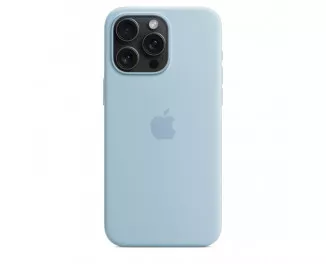 Чехол для Apple iPhone 15 Pro  Apple Silicone Case with MagSafe Light Blue (MWNM3ZM/A)