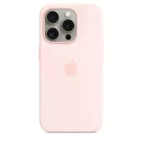 Чохол для Apple iPhone 15 Pro  Apple Silicone Case with MagSafe Light Pink (MT1F3)