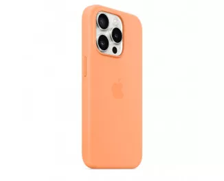 Чехол для Apple iPhone 15 Pro  Apple Silicone Case with MagSafe Orange Sorbet (MT1H3)