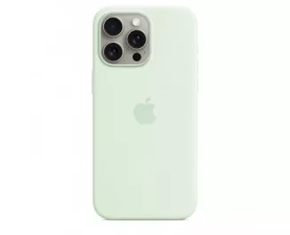 Чохол для Apple iPhone 15 Pro  Apple Silicone Case with MagSafe Soft Mint (MWNL3ZM/A)