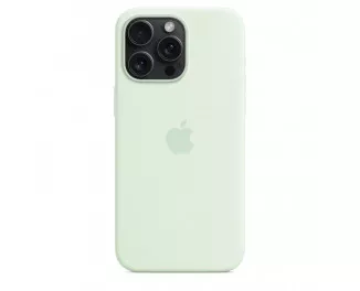 Чохол для Apple iPhone 15 Pro  Apple Silicone Case with MagSafe Soft Mint (MWNL3ZM/A)
