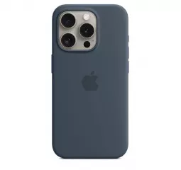 Чехол для Apple iPhone 15 Pro  Apple Silicone Case with MagSafe Storm Blue (MT1D3)