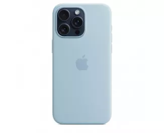 Чехол для Apple iPhone 15 Pro Max  Apple Silicone Case with MagSafe Light Blue (MWNR3ZM/A)