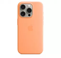 Чохол для Apple iPhone 15 Pro Max  Apple Silicone Case with MagSafe Orange Sorbet (MT1W3)