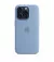 Чехол для Apple iPhone 15 Pro Max  Apple Silicone Case with MagSafe Winter Blue (MT1Y3)