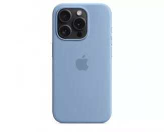 Чохол для Apple iPhone 15 Pro Max  Apple Silicone Case with MagSafe Winter Blue (MT1Y3)