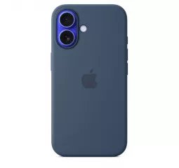 Чехол для Apple iPhone 16  Apple Silicone Case with MagSafe Denim (MYY23)