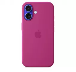 Чехол для Apple iPhone 16  Apple Silicone Case with MagSafe Fuchsia (MYY53)