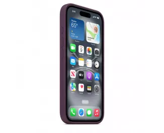 Чехол для Apple iPhone 16  Apple Silicone Case with MagSafe Plum (MYY43)