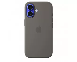 Чехол для Apple iPhone 16  Apple Silicone Case with MagSafe Stone Gray (MYY33)