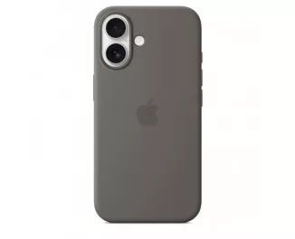 Чехол для Apple iPhone 16  Apple Silicone Case with MagSafe Stone Gray (MYY33)