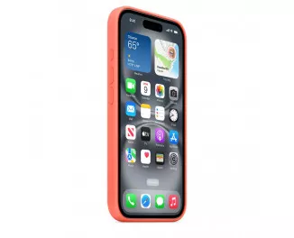 Чехол для Apple iPhone 16  Apple Silicone Case with MagSafe Tangerine (MDGN4)