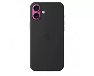 Чехол для Apple iPhone 16 Plus  Apple Silicone Case with MagSafe Black (MYY93)