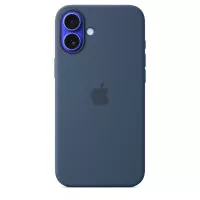 Чохол для Apple iPhone 16 Plus  Apple Silicone Case with MagSafe Denim (MYYA3)