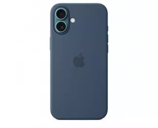 Чохол для Apple iPhone 16 Plus  Apple Silicone Case with MagSafe Denim (MYYA3)